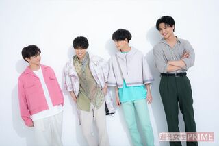 FANTASTICS佐藤大樹、瀬口黎弥、堀夏喜、中島颯太　撮影／矢島泰輔