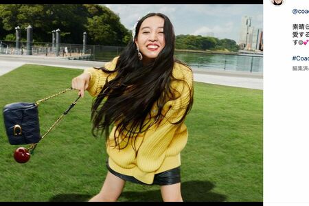 「COACH」のキャンペーン「UnlockYourCourage（自分らしさの、その先へ）」のモデルに起用されたKoki,（本人のインスタグラムより）