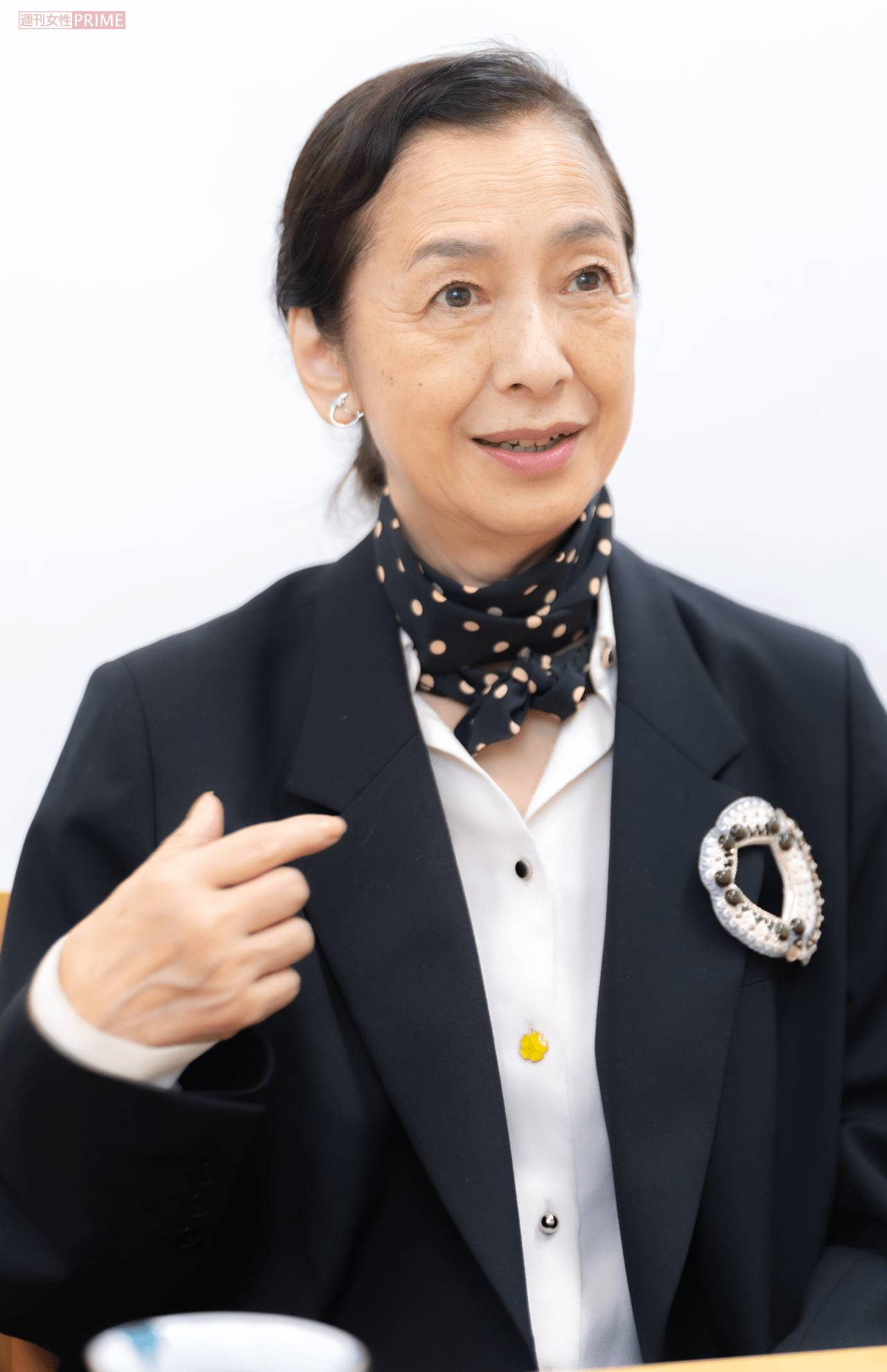 女優・高橋惠子（撮影／佐藤靖彦）