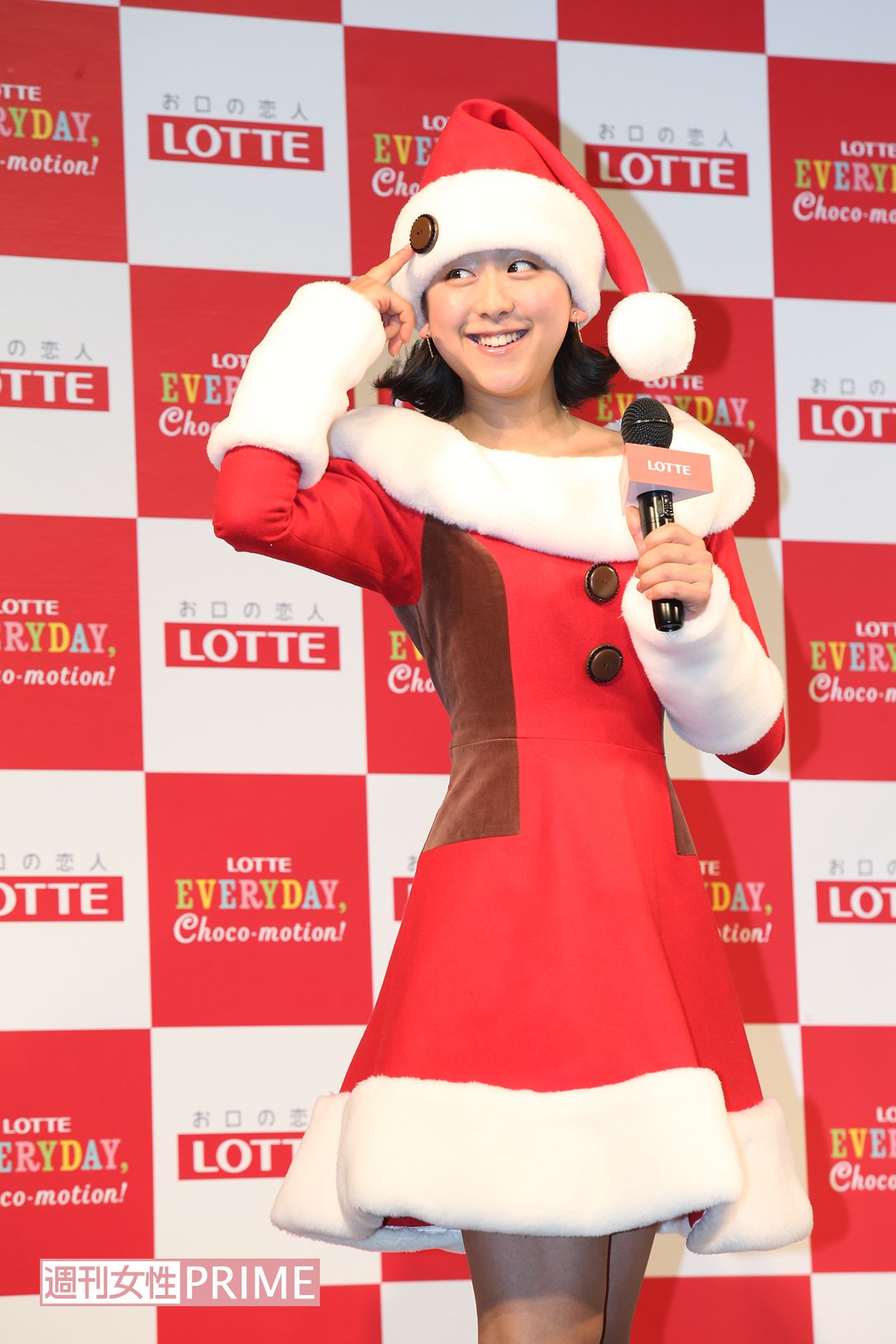 『浅田真央プロデュース クリスマス・チョコツリー』点灯式　撮影／週刊女性写真班