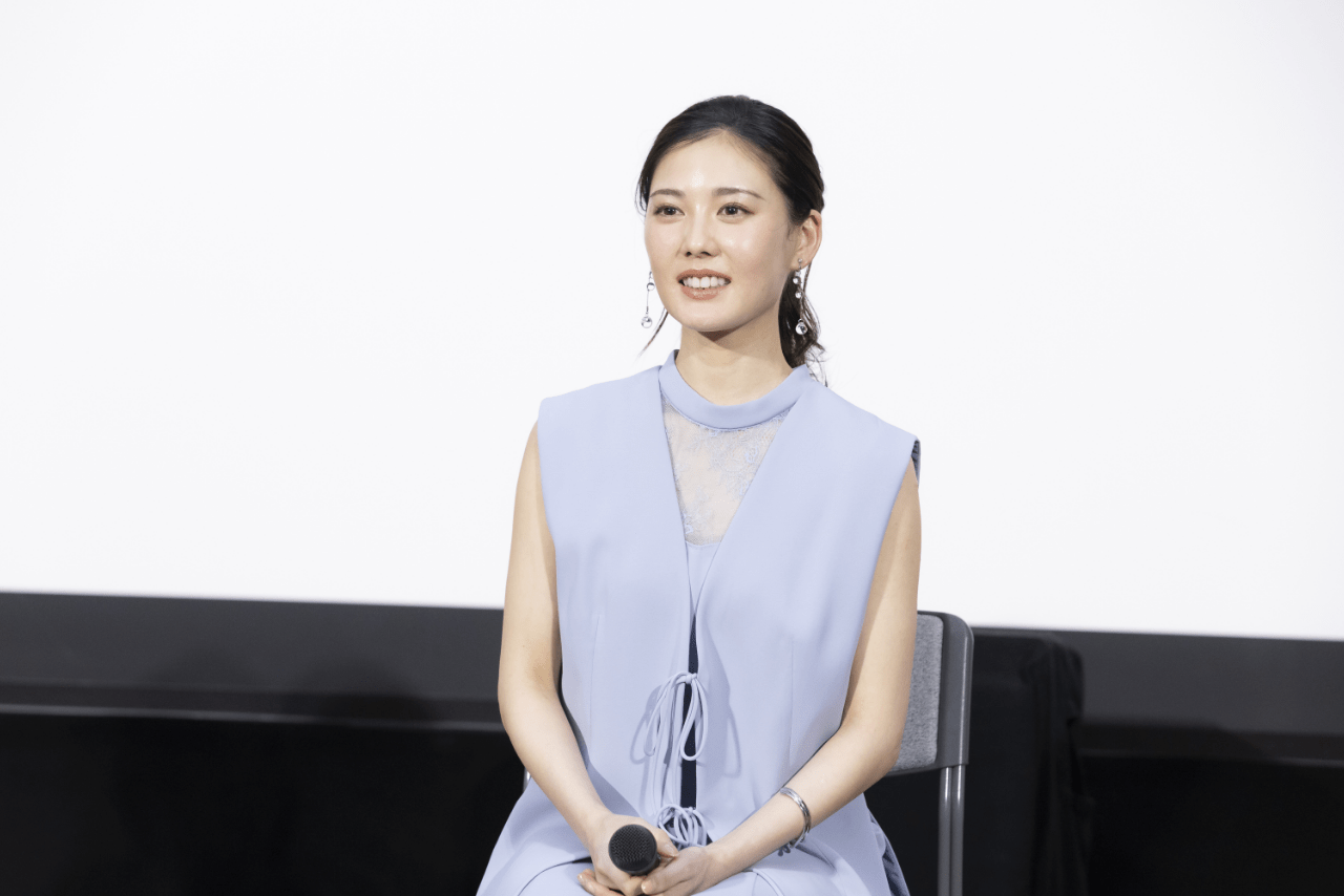 『替え玉ブラヴォー！』完成会見に望んだ北香那（写真／矢島泰輔）