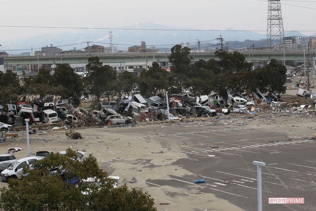 仙台市宮城野区（2011年3月14日）