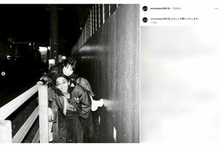 結婚を報告した柄本時生とさとうほなみ（柄本時生本人インスタグラムより）