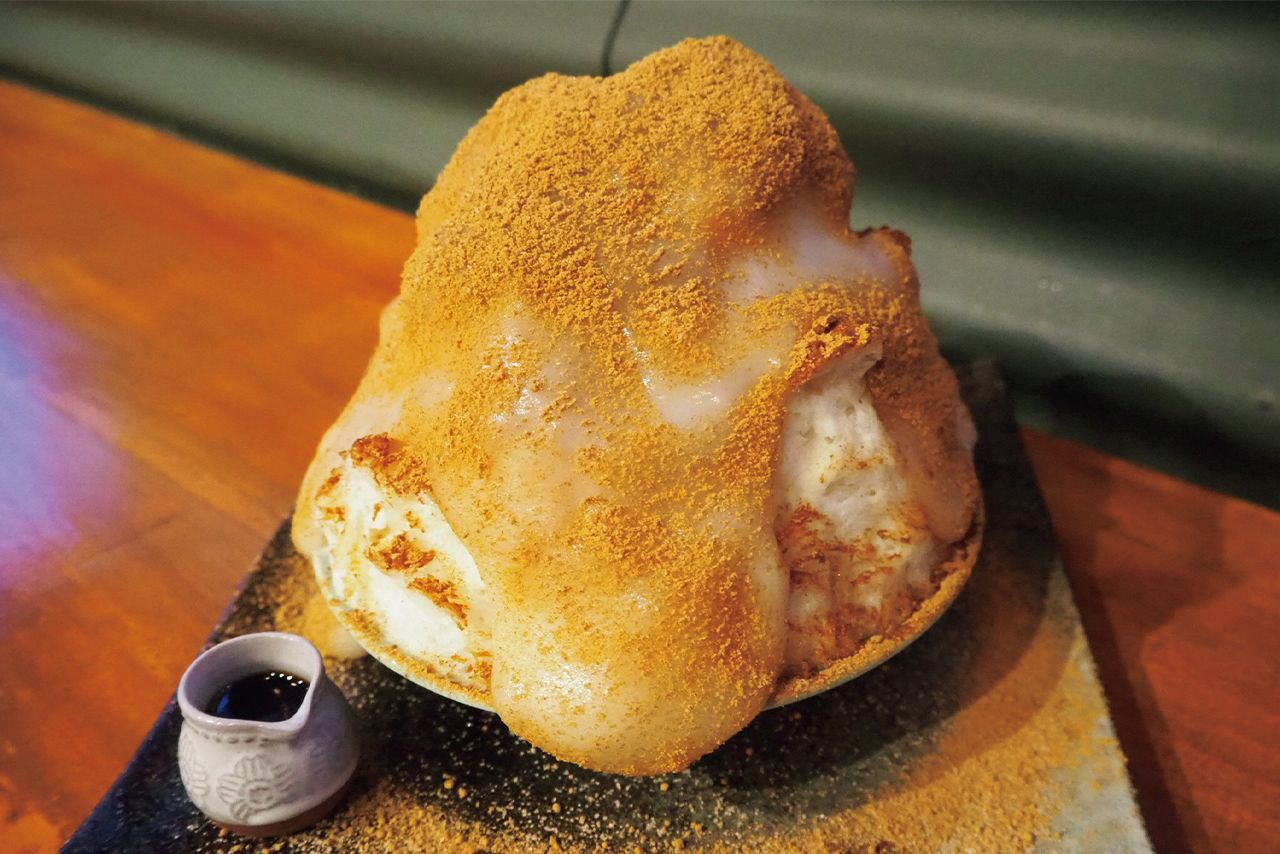 きな粉と求肥のかき氷／1760円