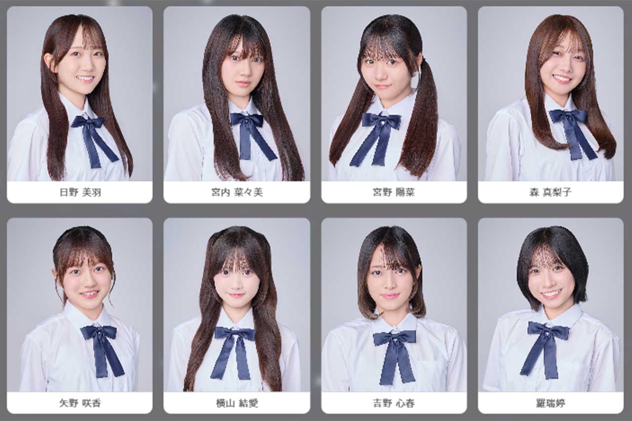 指原莉乃がプロデュースする『≠ME』の新メンバーオーディションの候補生（公式HPより）