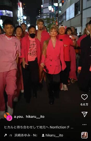 浜崎あゆみ公式インスタグラムより