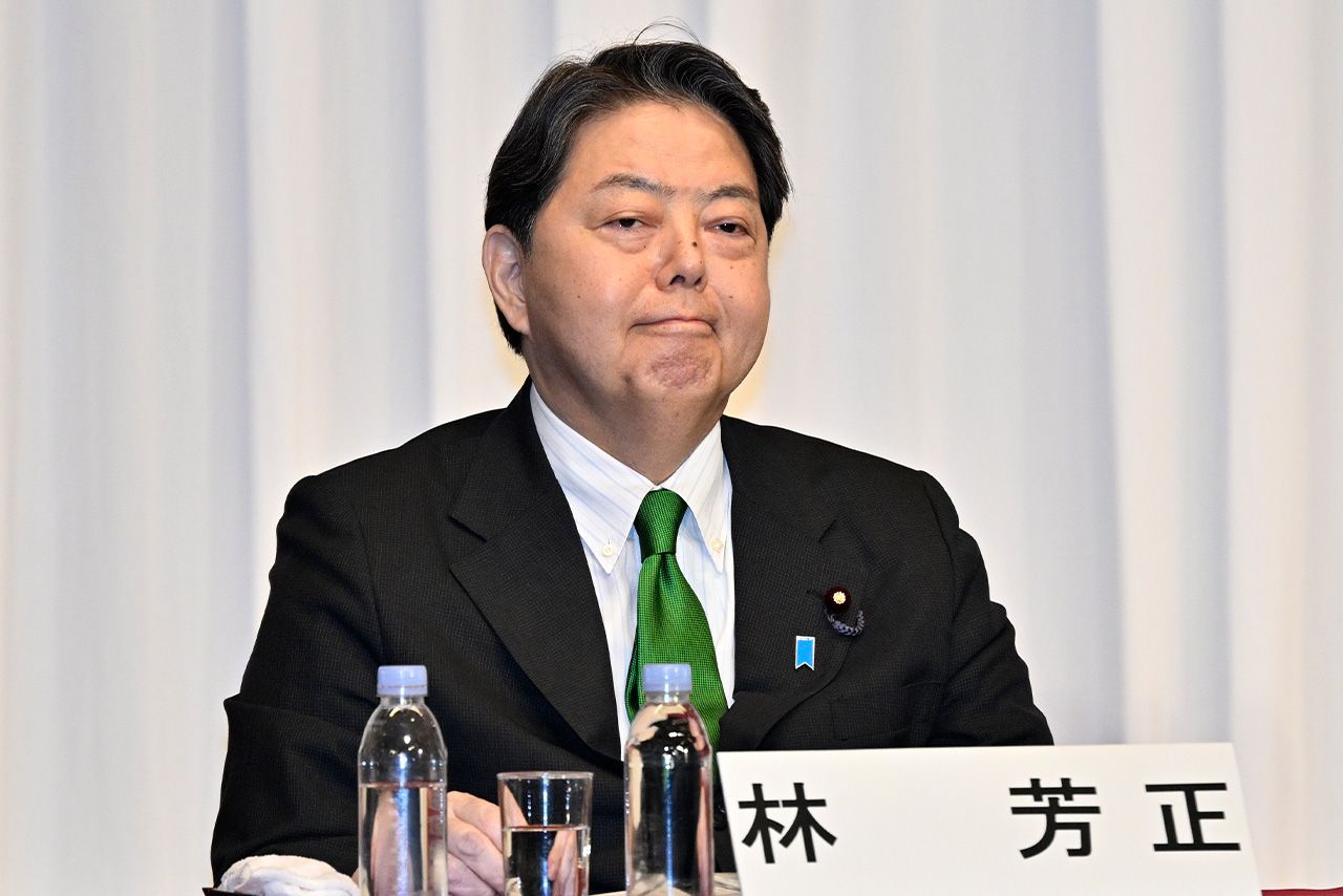 林芳正官房長官は皇室典範の改正を要求する国連に対し、「大変遺憾」と発言（写真は2024年9月）