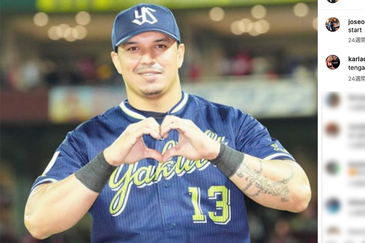『東京ヤクルトスワローズ』ホセ・オスナ選手（公式インスタグラムより）