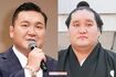 元横綱・白鵬と元横綱・照ノ富士の伊勢ヶ濱親方