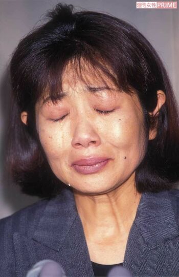 1995年の夫の隠し子騒動時の会見。「今思えばなんで私が叩かれたの？」と泉ピン子