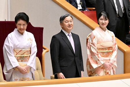 《2026年1月大相撲初場所》美しい桜色の振り袖を身にまとい、両国国技館を訪れた愛子さま（写真／JMPA）