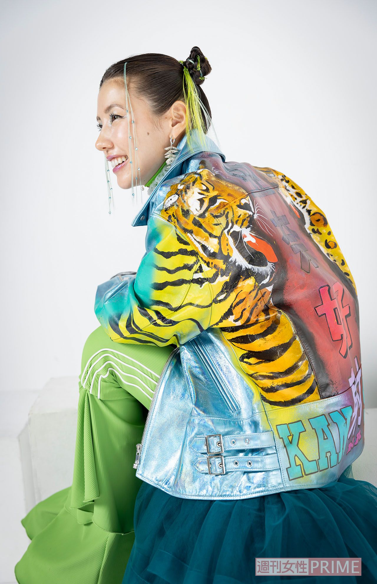 撮影／齋藤周造　スタイリスト／遠藤リカ　ヘアメイク／三浦咲衣（FLEURI）