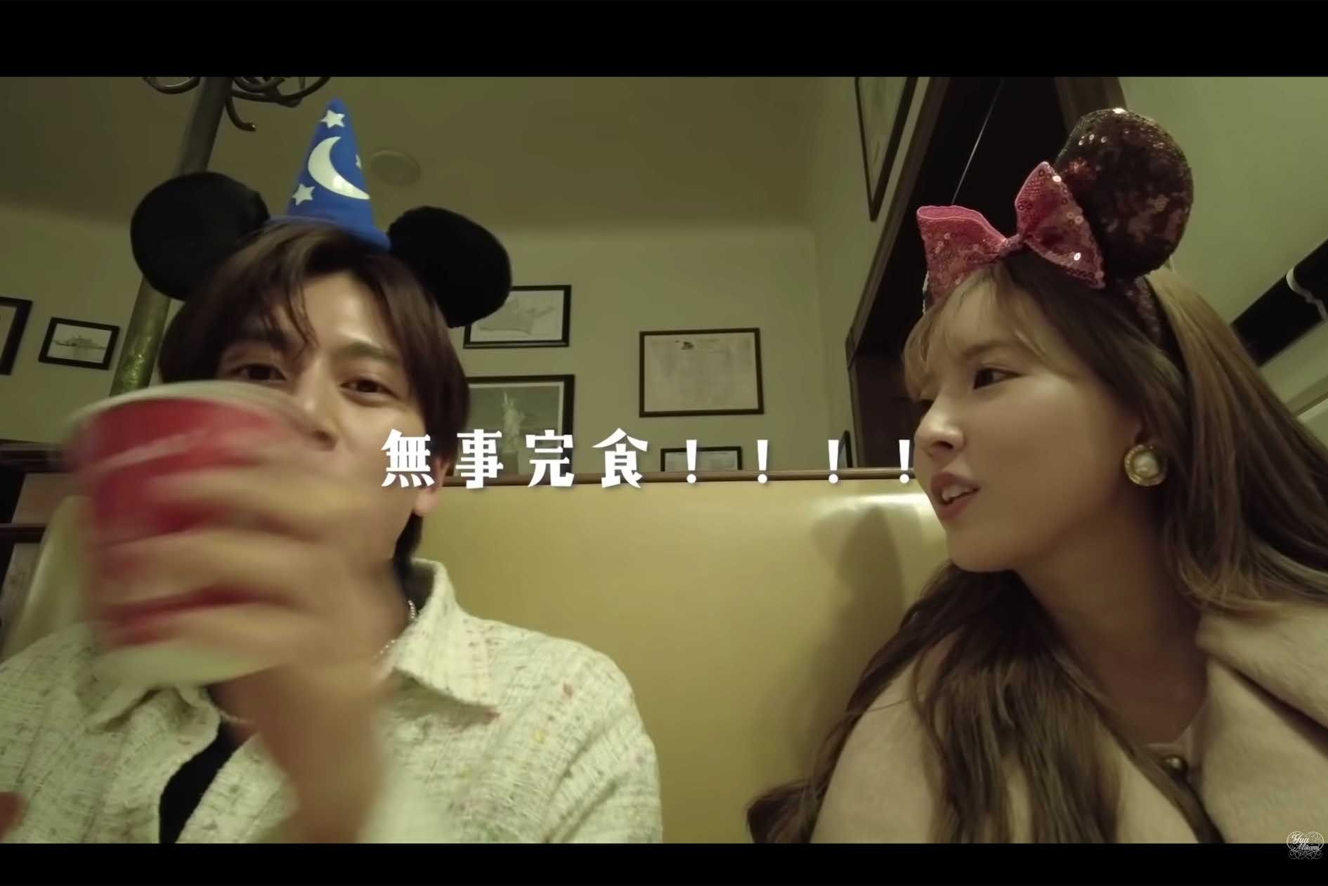 テロップには表示されていないものの、マネージャーに向かって「なにわと匂わせしたらね……」と三上悠亜が発言している様子が話題のシーン（三上のYouTubeチャンネルより）