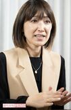 インタビューに答える原田愛