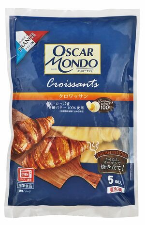 【カルディおすすめ商品（15/20）】オスカーモンドクロワッサン5個入り／570円【冷凍】　※画像をクリックするとAmazonの商品ページにジャンプします。