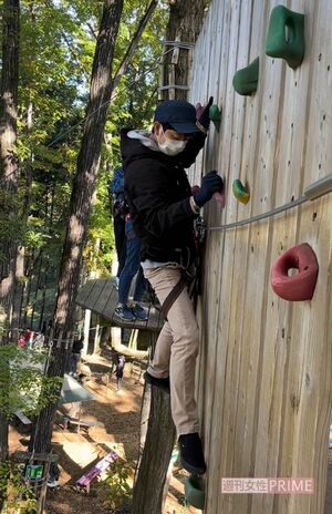 「アスレチックに1人で行きづらいという人にレンタルされて同行しました。今までの同行でいちばん足場が悪かったです」