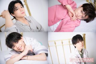 FANTASTICS佐藤大樹、瀬口黎弥、堀夏喜、中島颯太　撮影／矢島泰輔