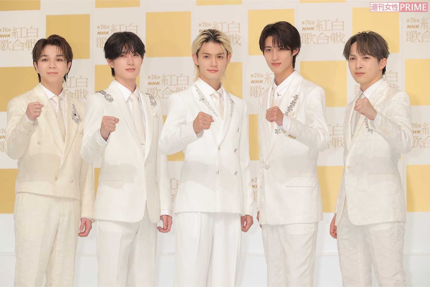 『第76回NHK紅白歌合戦』に出場したM!LK