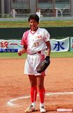 高校2年生のとき世界ジュニア選手権で優勝投手に。逸材として将来を期待された 写真提供/(公財)日本ソフトボール協会
