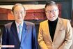官房長官時代の菅義偉と会食時に。「最近は忙しそうだから連絡は控えています」と生島