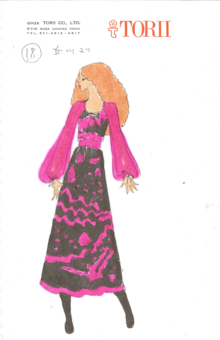 鳥居さんの描くデッサン画。時代を超えて今見てもおしゃれ!