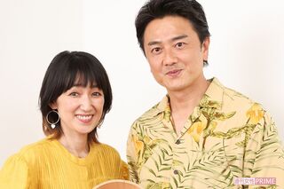 原田龍二（右）と妻・原田愛（左）