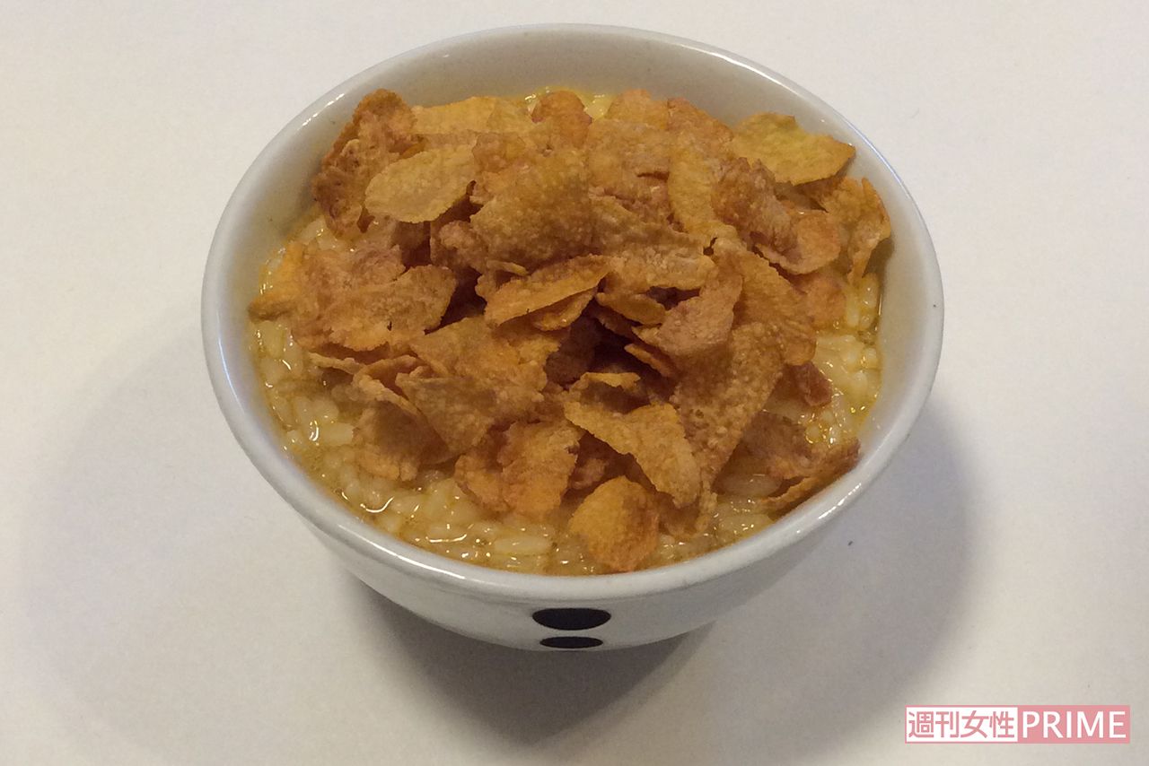 TKG×コーンフレーク