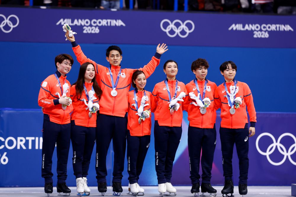 鍵山はフィギュア団体のショートでも活躍。日本は銀メダルを獲得した（撮影／JMPA）