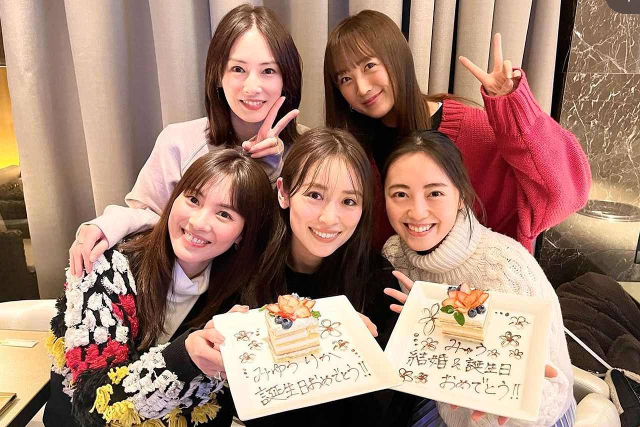 今年1月に泉と沢井の誕生日で戦士会を。出会って20年に！