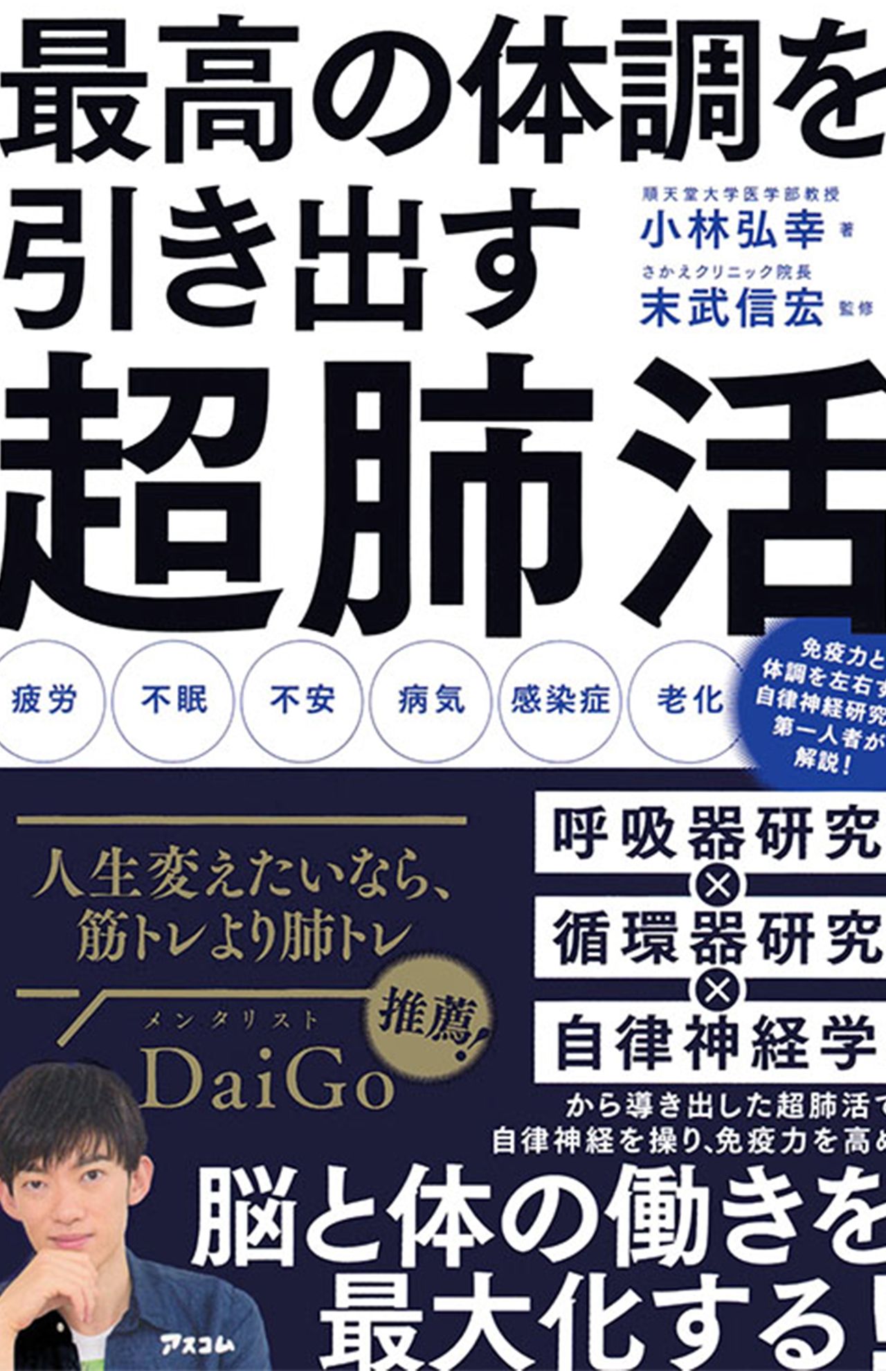 『最高の体調を引き出す超肺活』（小林弘幸著、末武信宏監修／アスコム）