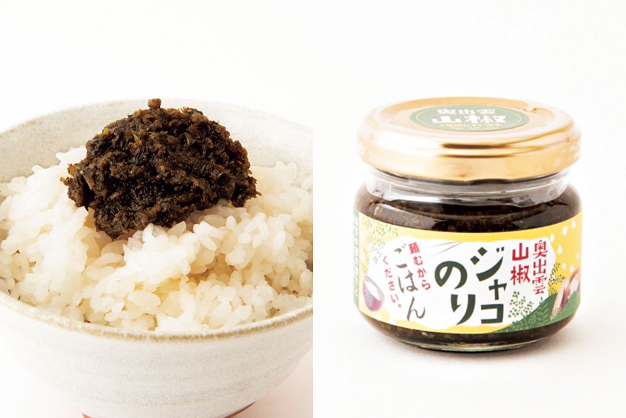 奥出雲山椒ジャコのり 頼むからごはんください。／80g 756円 いずも八山椒