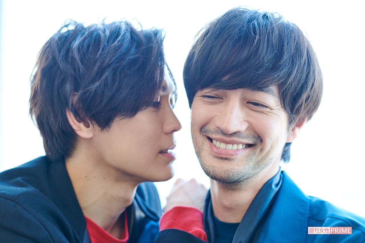 猪塚健太（左）と竹財輝之助 （右）　撮影／山田智絵