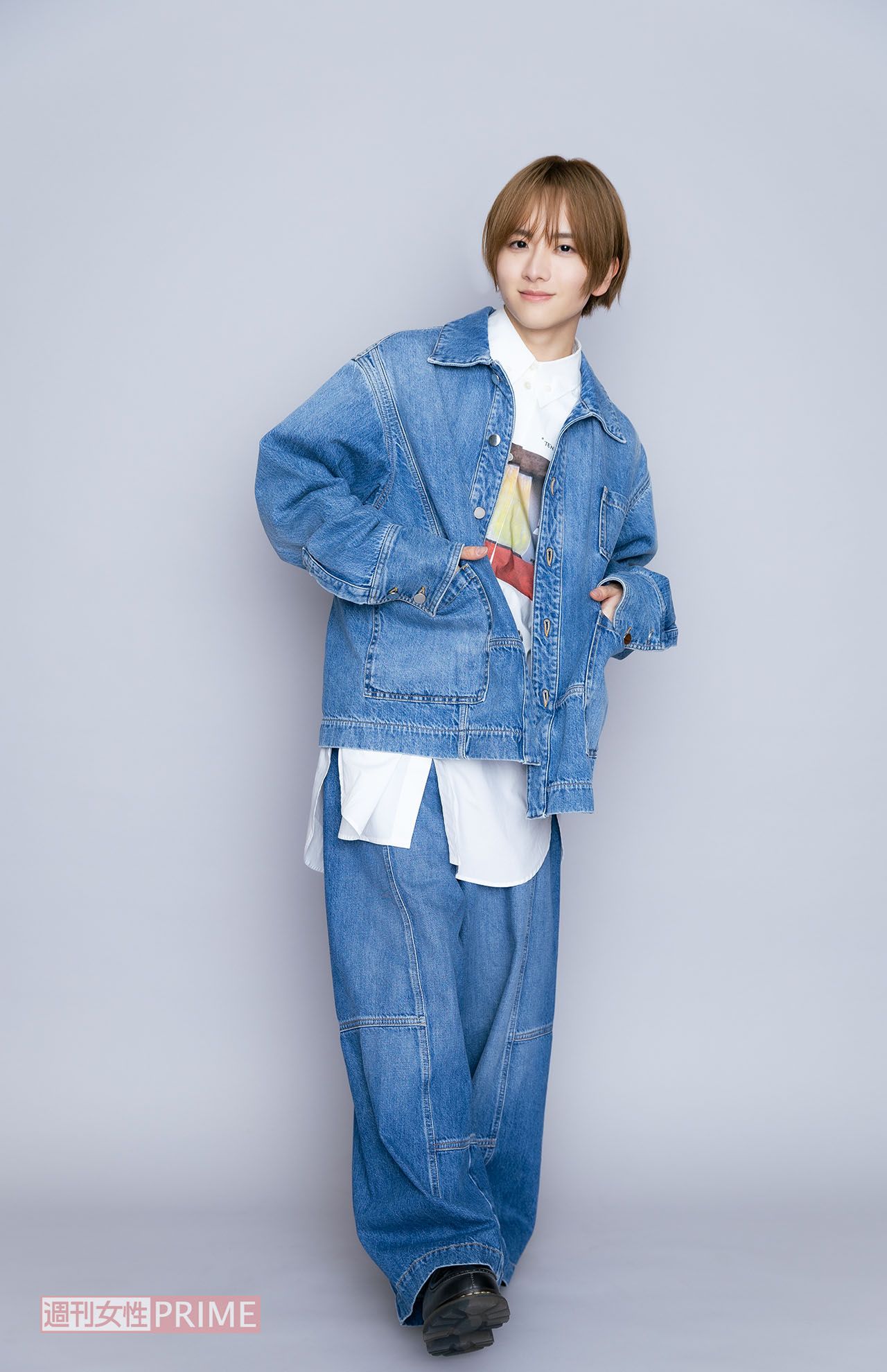 板垣李光人　撮影／矢島泰輔　ヘアメイク／KATO（TRON）スタイリスト／五十嵐堂寿　衣装協力／PlanC／ブルーベル・ジャパン（ファッション事業本部）