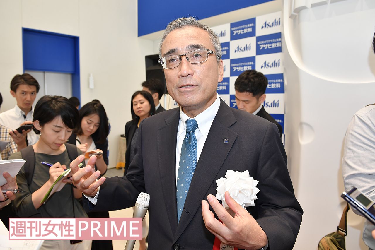 カルピス愛を大いに語る岸上克彦社長　撮影／渡邉智裕