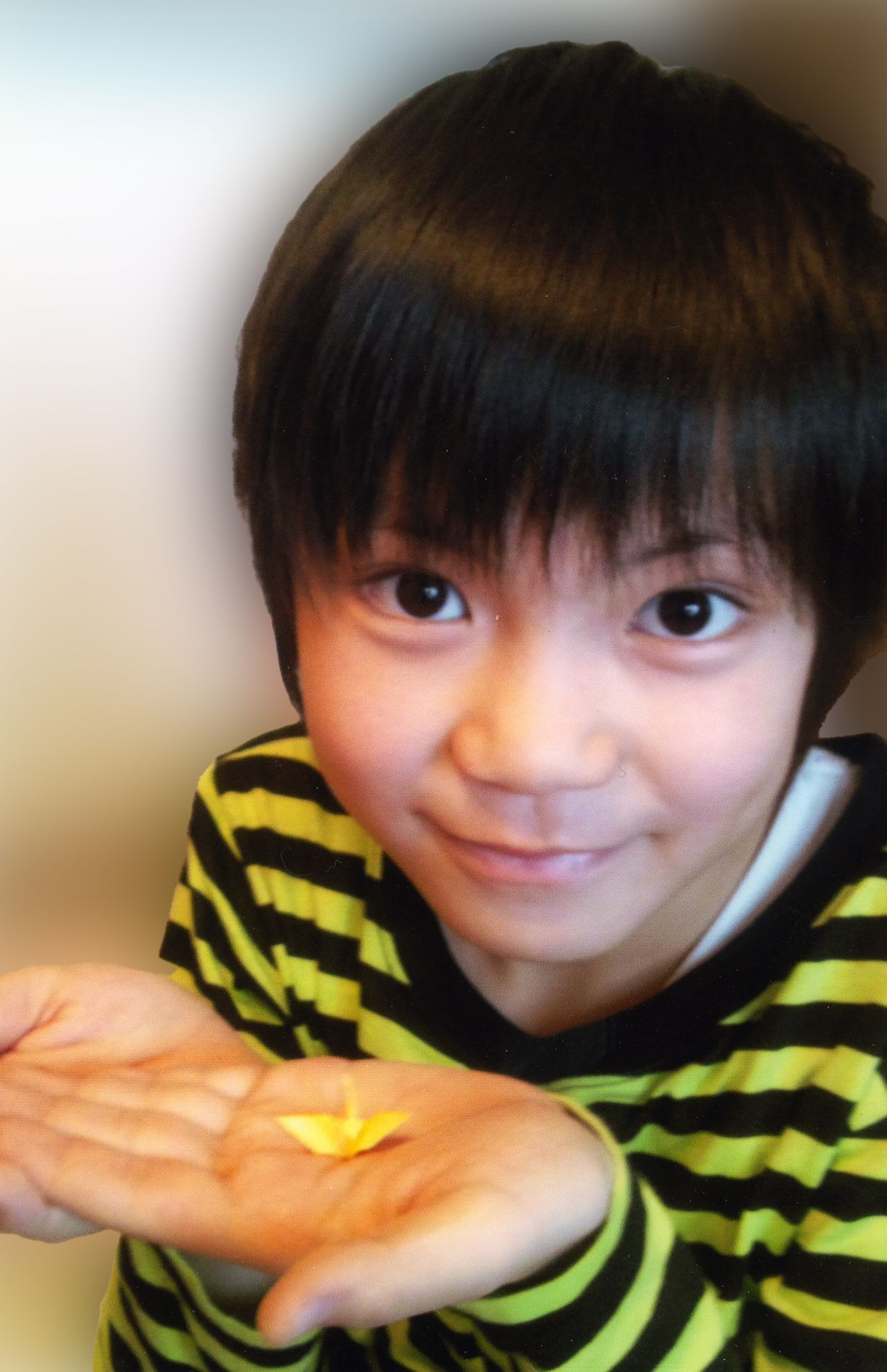 子役時代の若山耀人容疑者（2013年取材時、本人提供）