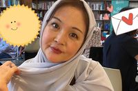 泰葉がまたしても外国人と交際宣言、“鼻ピアス”にスカーフで幸せオーラ全開