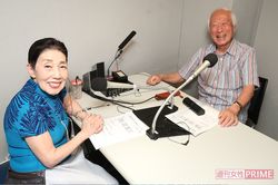 東海林のり子と齋藤安弘のコンビで人気のラジオ『現場の東海林です。斉藤安弘アンコーです。』の収録現場にて。※放送局や放送時間の詳細は番組ホームページにて（norian.jp）