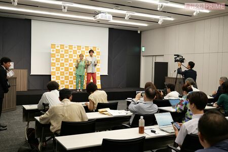 『アルファ米新製品発表会』の様子