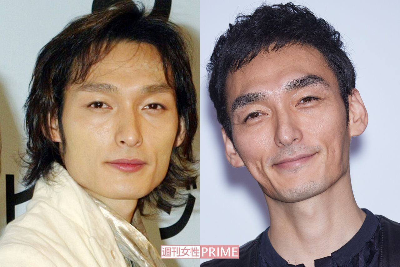 草なぎ剛（左から2003年・28歳、2021年・46歳）