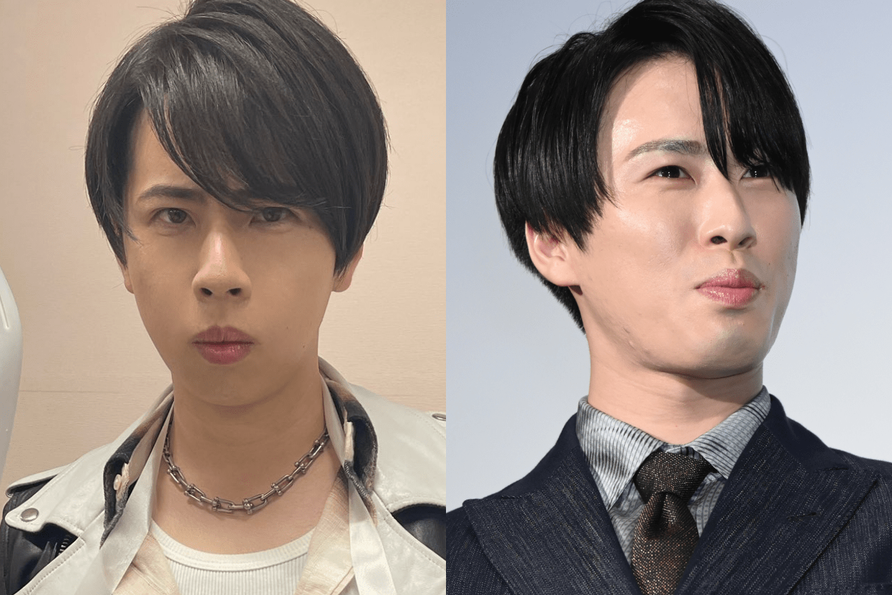 SexyZone・菊池風磨のそっくりさん（左）と本物（右）比較