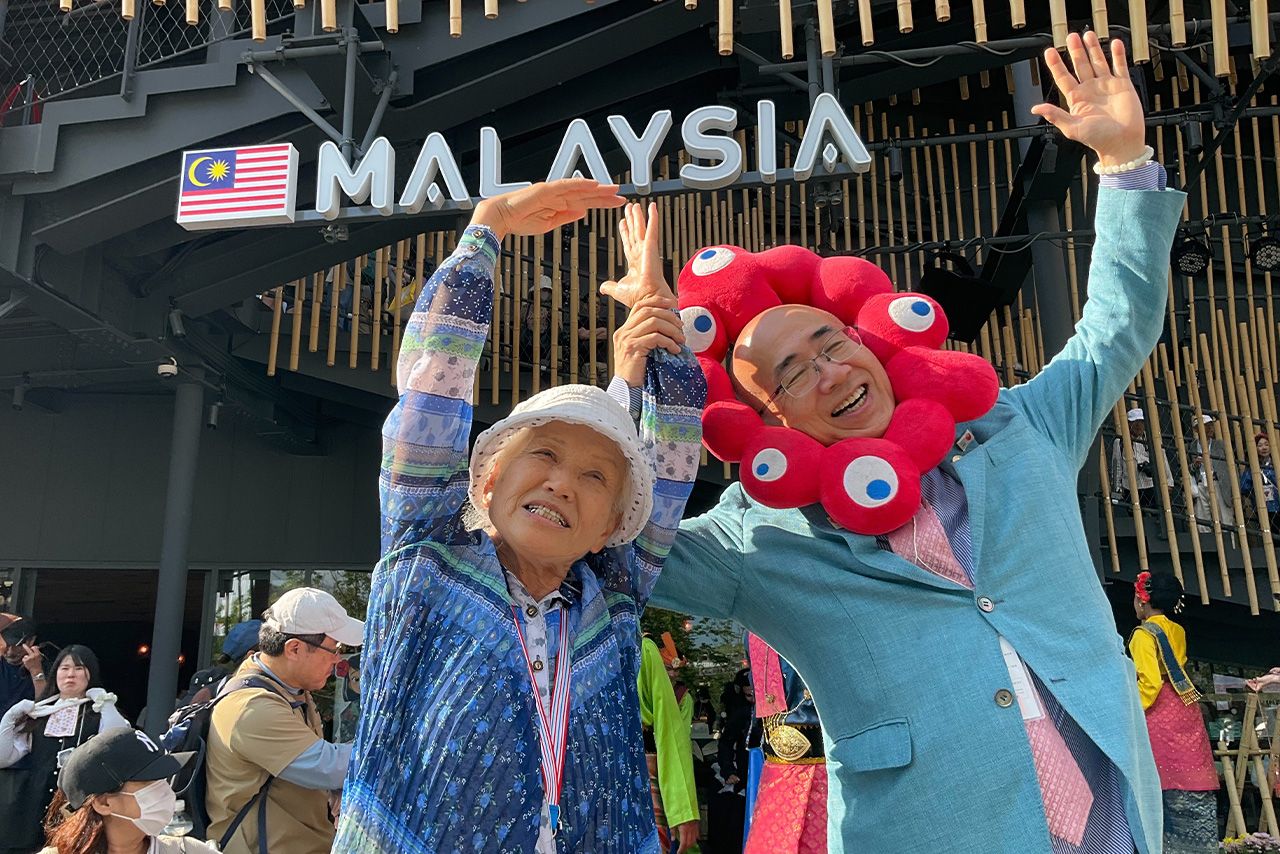 大阪・関西万博に訪れた大阪観光局理事長・溝畑宏さん