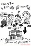 NMDで35年ローンを15年で完済! イラスト/アライヨウコ