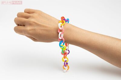 “チェーン”のようにつなげられ、“知恵”を使っていろいろなものを作れる「チエンリング」