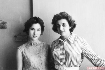 ルイジンニョの母ルーチ・アマラールとの記念写真。角野さん24歳当時