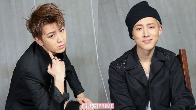 ユニョン（21）B.I（19）　撮影／坂本利幸