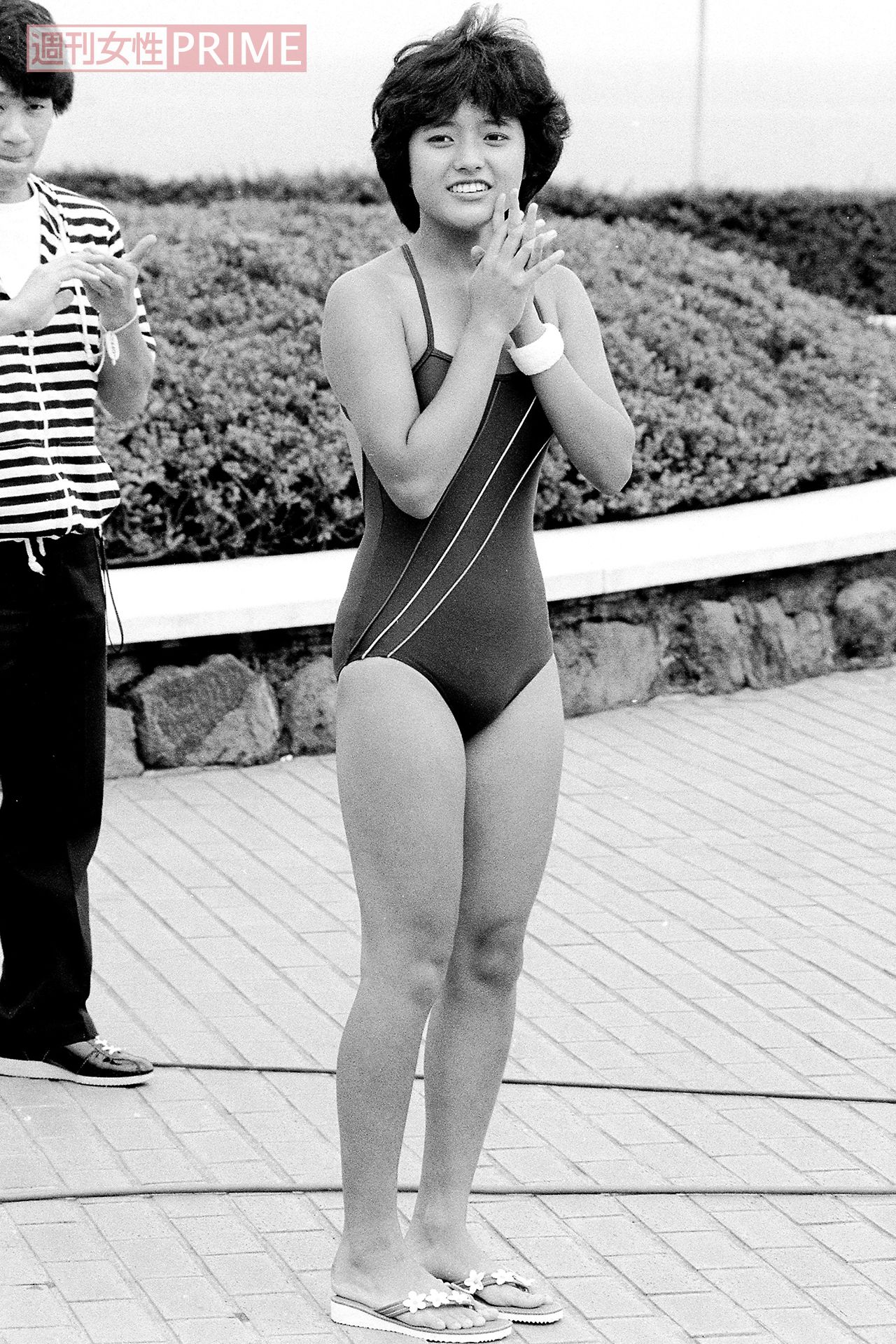 水着姿の三田寛子