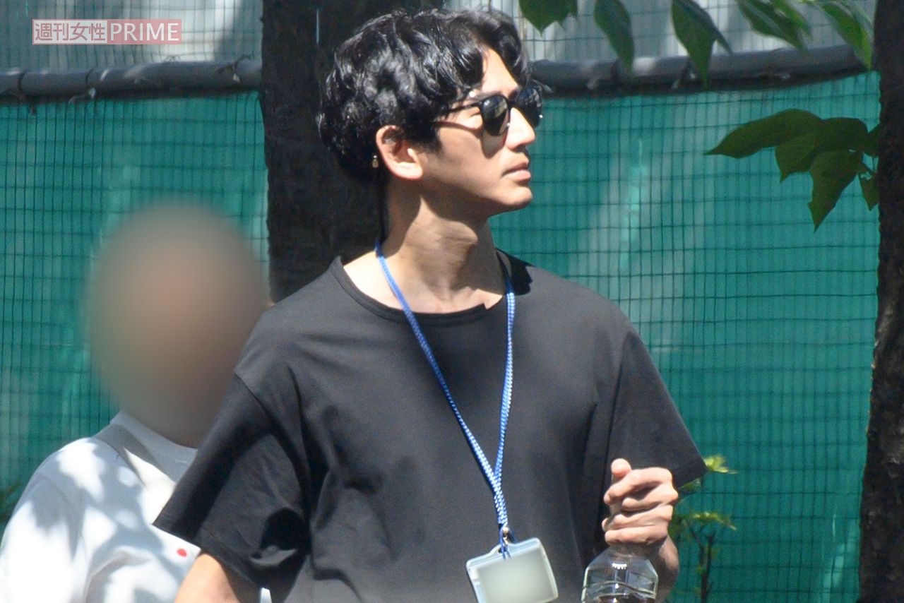 2024年5月、小学校の運動会に出席した永山瑛太