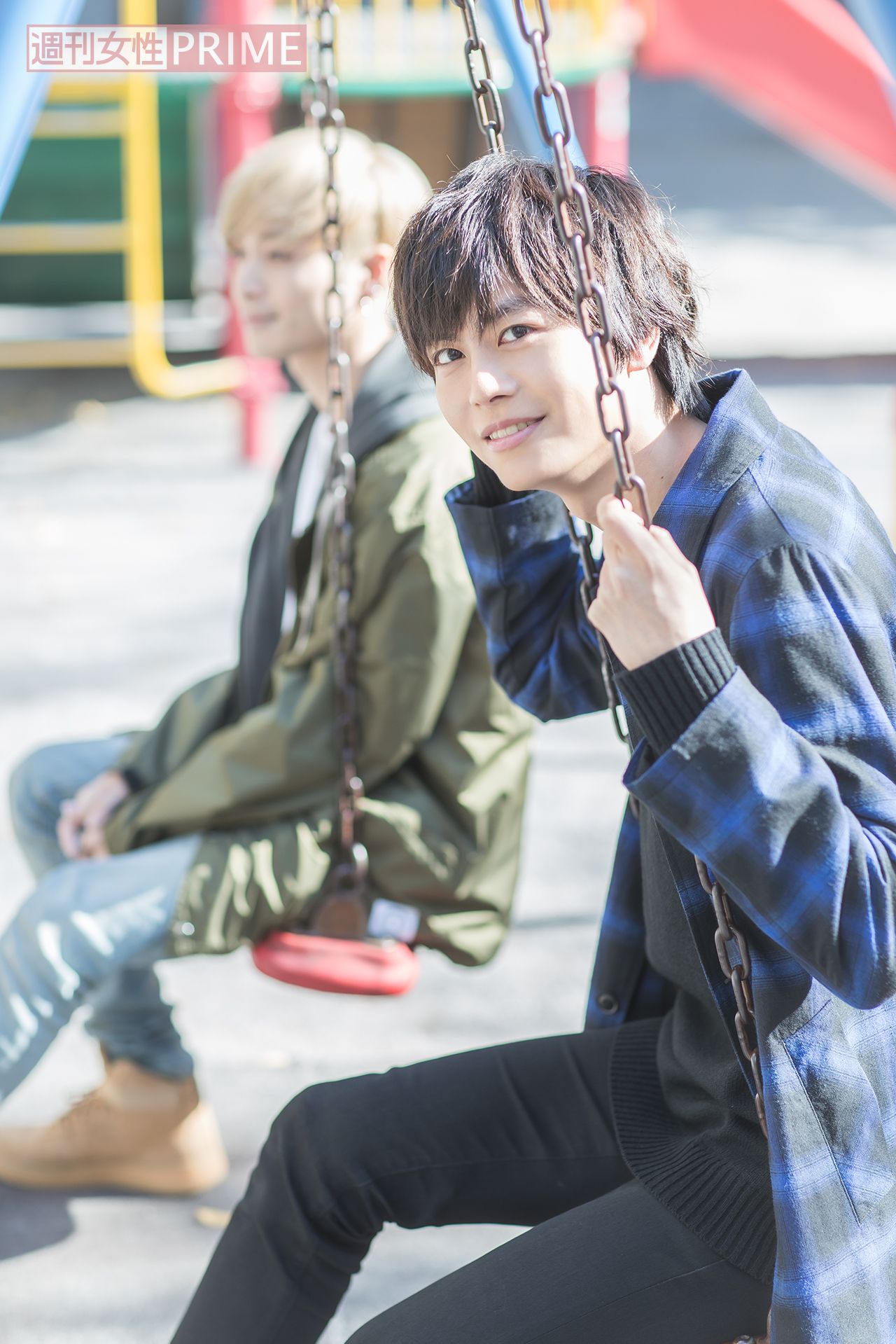 多和田秀弥(手前)、矢田悠祐(奥)　撮影／廣瀬靖士