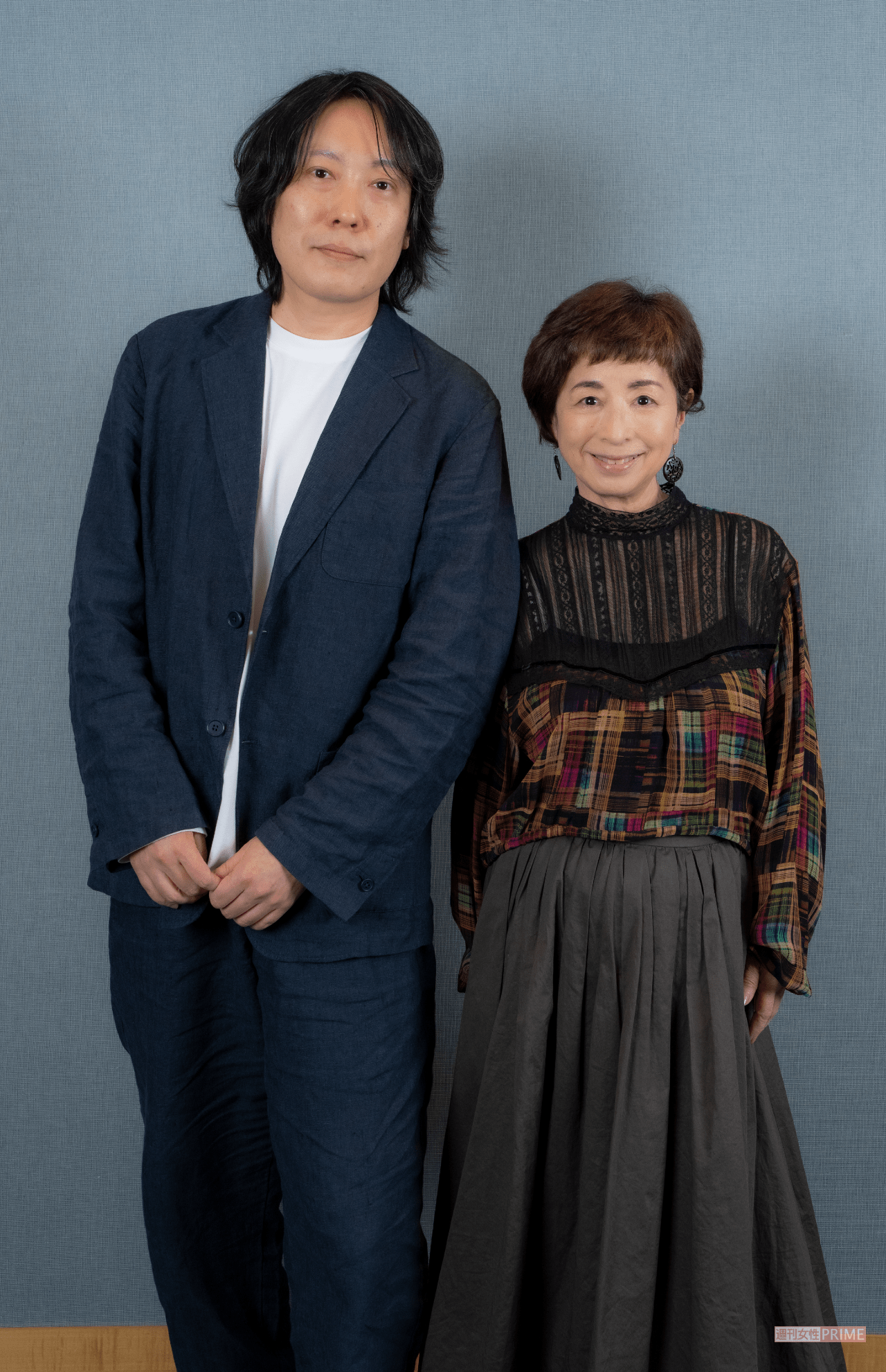 作家・燃え殻、エッセイスト、小説家・阿川佐和子（撮影／伊藤和幸）