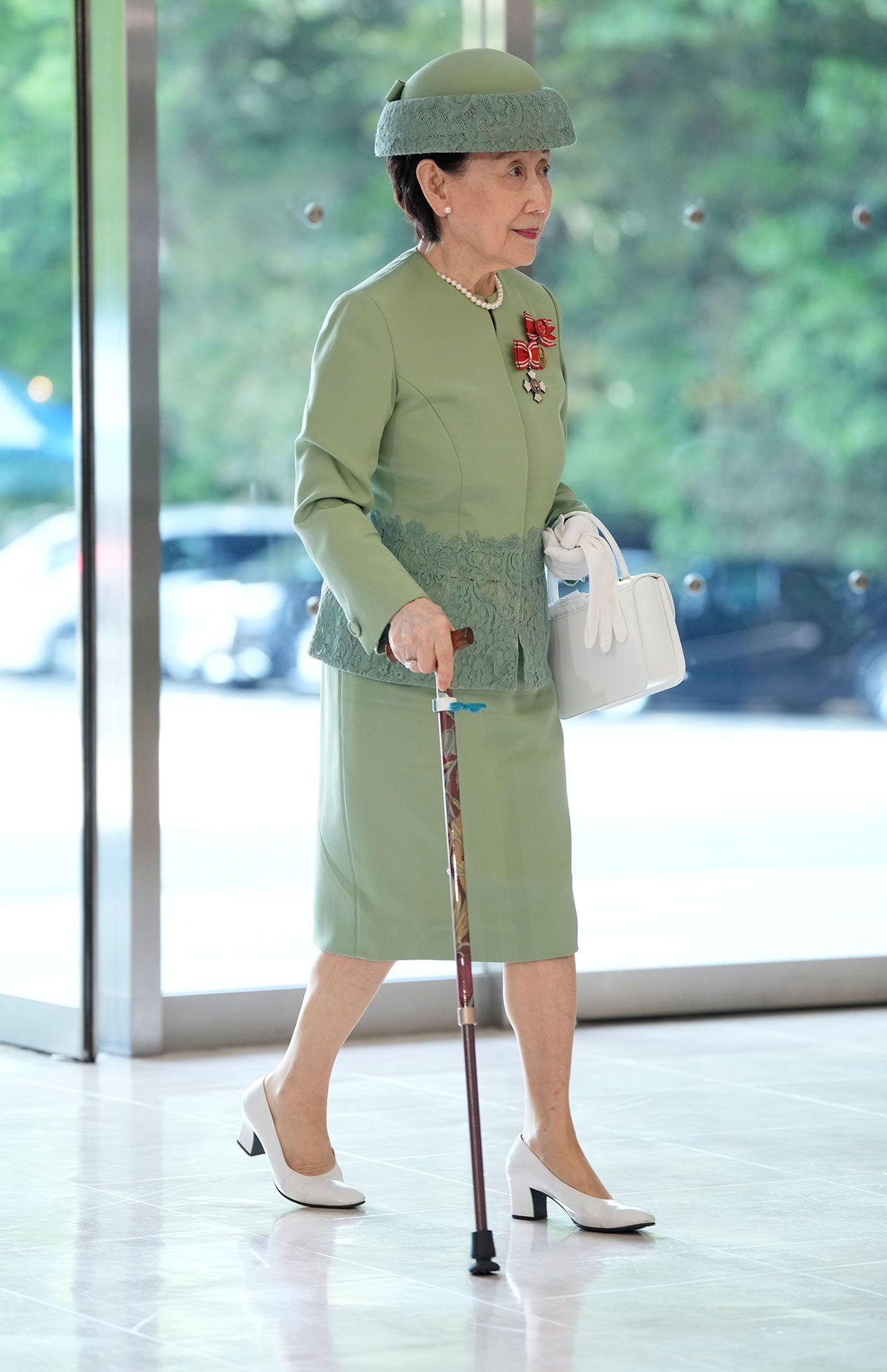 5月13日に開催された令和8年全国赤十字大会。華子さまは、まろやかな若葉色のトーク帽とスーツをお召しに